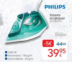 Eldi Philips Stoomstrijkijzer DST3030/70 aanbieding