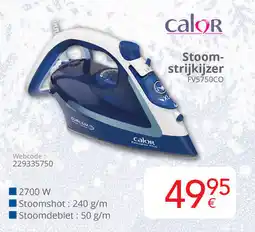 Eldi calor Stoomstrijkijzer FV5750CO aanbieding