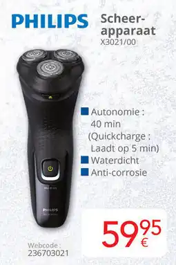 Eldi Philips scheerapparaat X3021/00 aanbieding