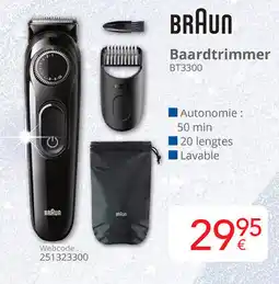 Eldi Braun Baardtrimmer BT3300 aanbieding