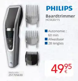 Eldi Philips Baardtrimmer HC5630/15 aanbieding