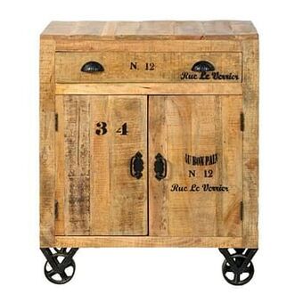Leen Bakker Kastje Guus - bruin - 95x80x40 cm - Leen Bakker aanbieding
