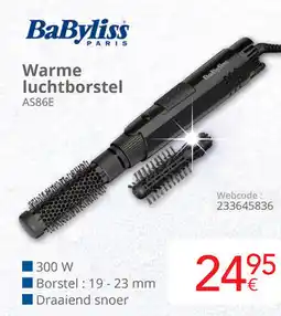 Eldi BaByliss Warme luchtborstel AS86E aanbieding