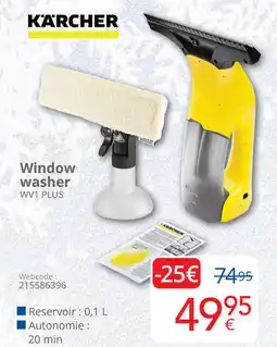 Eldi Karcher Window washer WV1 PLUS aanbieding