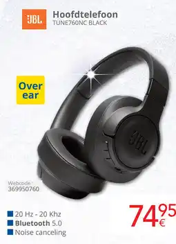 Eldi JBL Hoofdtelefoon TUNE760NC BLACK aanbieding