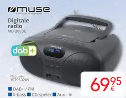 Eldi muse Digitale radio MD-208DB aanbieding