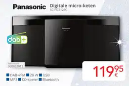Eldi Panasonic Digitale micro-keten SC-HC212EG aanbieding