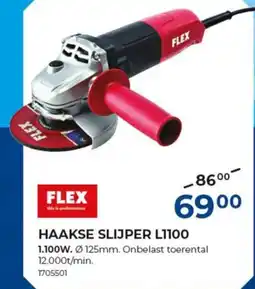 Meno Flex haakse slijper L1100 aanbieding