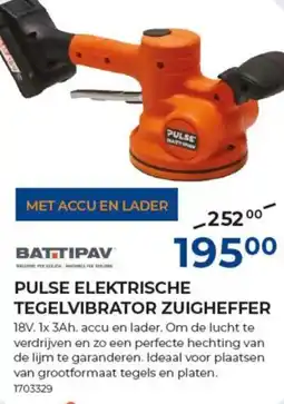 Meno Battipav pulse elektrische tegelvibrator zuigheffer aanbieding