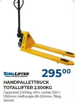 Meno Total lifter handpallettruck totallifter 2.500 kg aanbieding