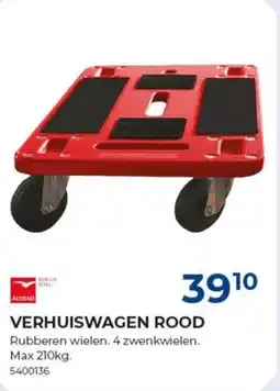 Meno Altrad verhuiswagen rood aanbieding