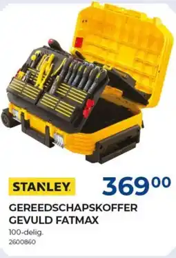 Meno Stanley gereedschapskoffer gevuld fatmax aanbieding