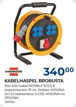 Meno Brennenstuhl kabelhaspel brobusta aanbieding