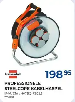 Meno Brennenstuhl professionele steelcore kabelhaspel aanbieding