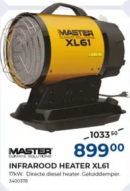Meno Master infrarood heater xl61 aanbieding