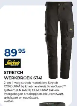 Meno Snickers stretch werkbroek 6341 aanbieding