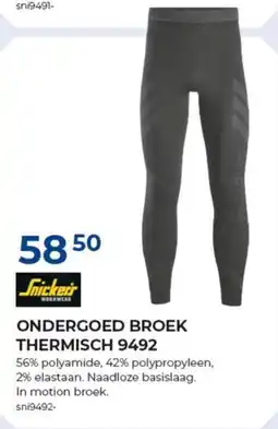 Meno Snickers ondergoed broek thermisch 9492 aanbieding