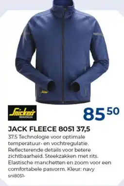 Meno Snickers jack fleece 8051 37,5 aanbieding