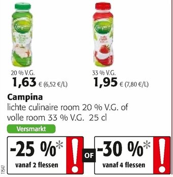 Colruyt Campina aanbieding