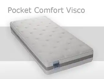 De Matrassen Gigant Matras Pocket comfort visco Jaritex-90x210 cm-Moyen aanbieding