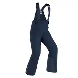 Decathlon Warme en waterdichte skibroek voor kinderen PNF 900 marineblauw aanbieding