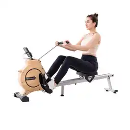 Decathlon Magnetische roeimachine, Fitness, 16 weerstandsniveaus, LCD, Transportwieltjes aanbieding