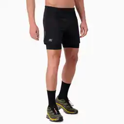 Decathlon Short 2 in 1 Heren Trail-Running PERFORMANCE MAX aanbieding