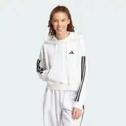 Decathlon Essentials 3-Stripes French Terry Hoodie met Korte Rits aanbieding