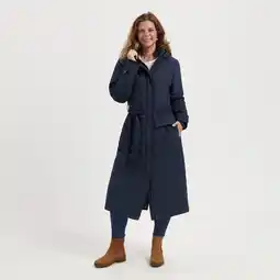Decathlon MGO Maira Dames - Wintermantel - Waterafstotend - Navy aanbieding