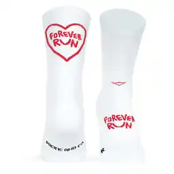 Decathlon Sokken Unisex - Pacific Forever Run - White aanbieding