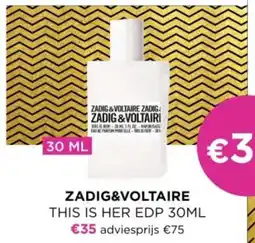 ICI PARIS XL Zadig&voltaire aanbieding