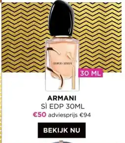 ICI PARIS XL Armani aanbieding