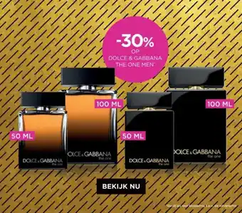 ICI PARIS XL Dolce & gabbana the one men aanbieding