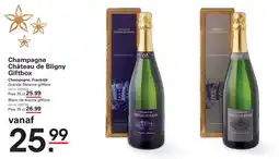 Sligro Champagne château de bligny giftbox aanbieding