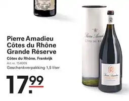 Sligro Pierre amadieu côtes du rhône grande réserve aanbieding