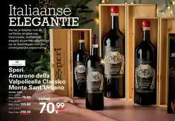 Sligro Speri amarone della valpolicella classico monte sant'urbano aanbieding