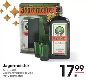 Sligro Jagermeister aanbieding