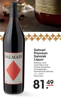 Sligro Salmari premium salmiak liquor aanbieding