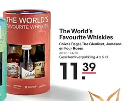 Sligro The world's favourite whiskies aanbieding