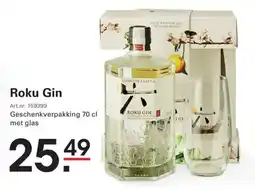 Sligro Roku gin aanbieding