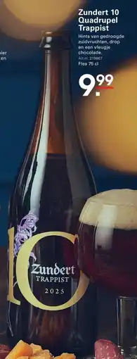 Sligro Zundert 10 quadrupel trappist aanbieding