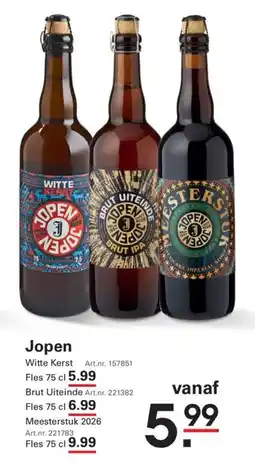 Sligro Jopen aanbieding