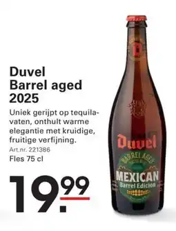 Sligro Duvel barrel aged 2025 aanbieding