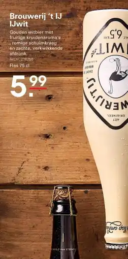 Sligro Brouwerij t ij ijwit aanbieding