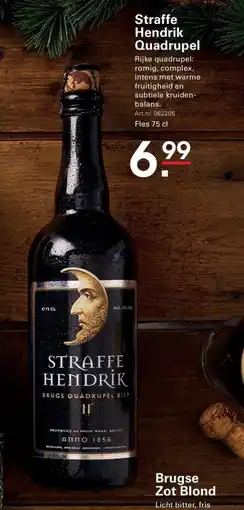 Sligro Straffe hendrik quadrupel aanbieding