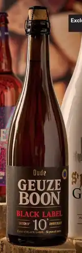 Sligro Oude geuze boon black label 10 aanbieding