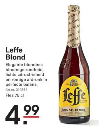 Sligro Leffe blond aanbieding