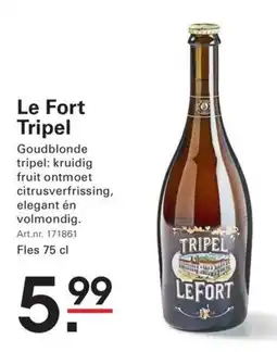 Sligro Le fort tripel aanbieding