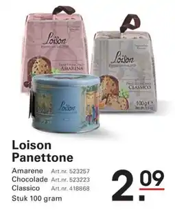 Sligro Loison panettone aanbieding