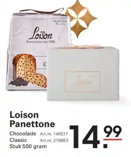 Sligro Loison panettone aanbieding